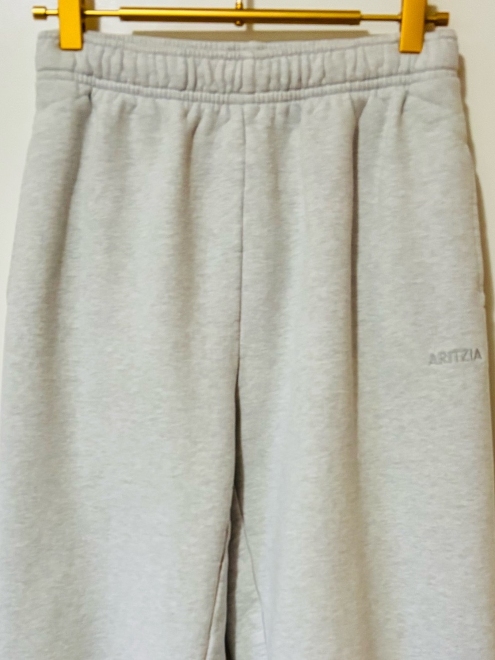 Aritzia| Light Grey Heathered Sweatfleece Joggers Sz XXS